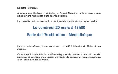 Conseil Municipal