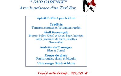 Repas dansant des Chanterelles