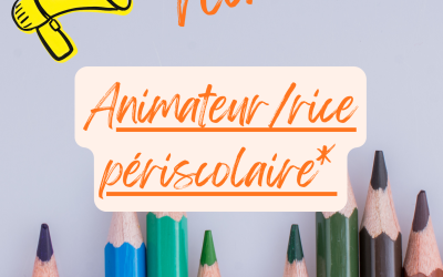 OFFRE EMPLOI – remplacant animateur/rice périscolaire