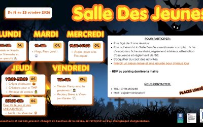 Salle Des Jeunes – OCTOBRE 2026